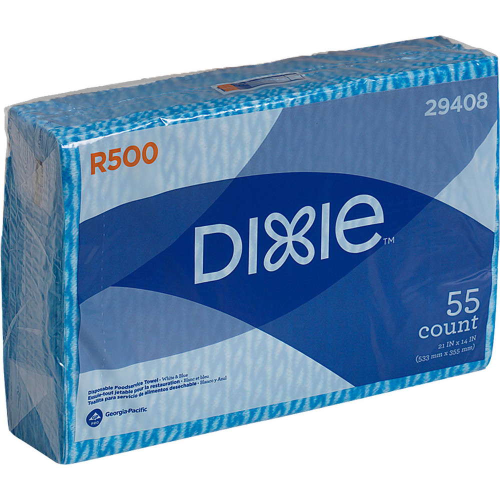 Dixie Dixie R500 Disposable Foodservice Towels, White & Blue - 29408