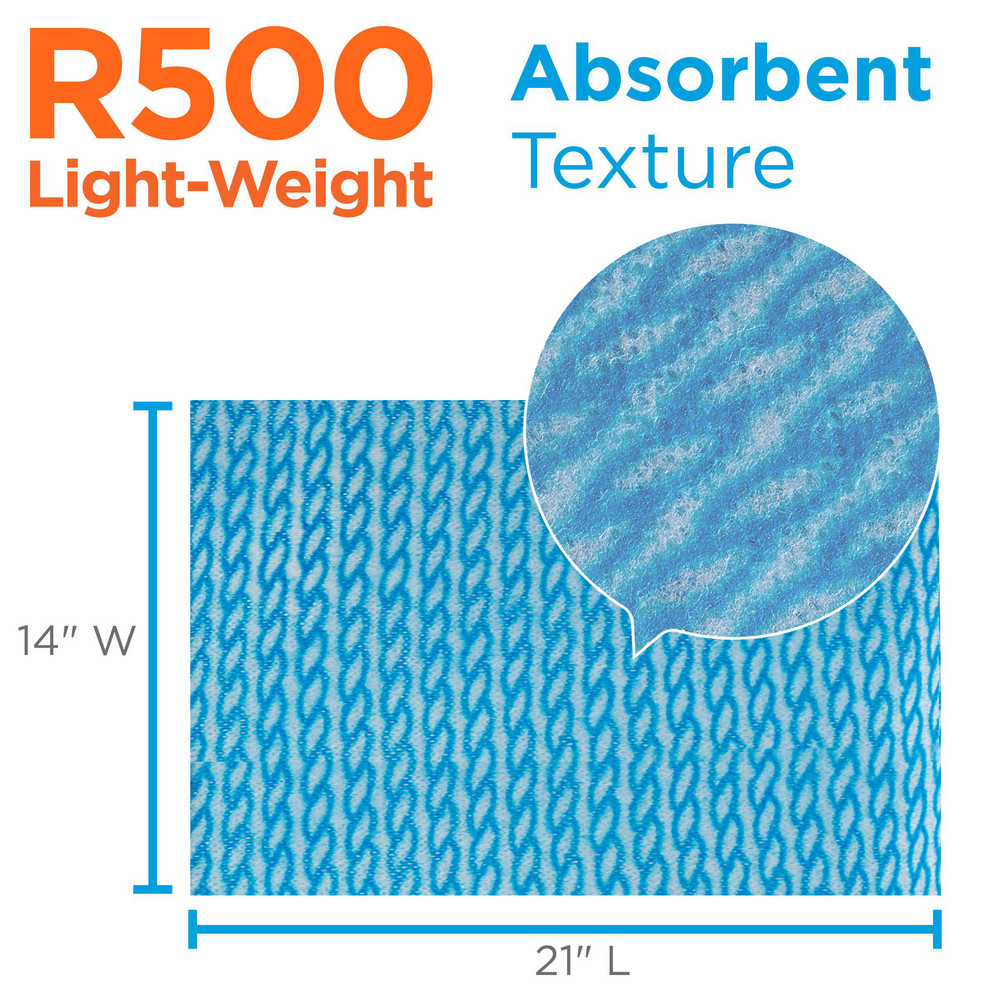 Dixie Dixie R500 Disposable Foodservice Towels, White & Blue - 29408
