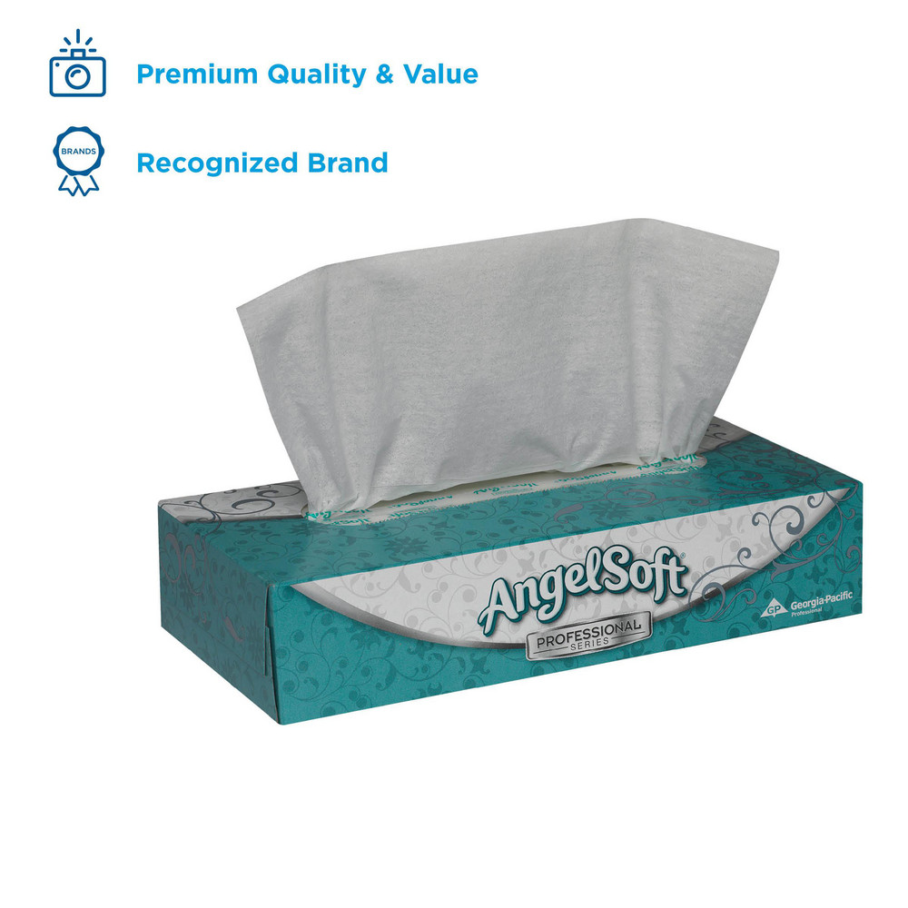 Angel Soft Professional Angel Soft Professional Series Premium 2-Ply Facial Tissue, Flat Box - 48580