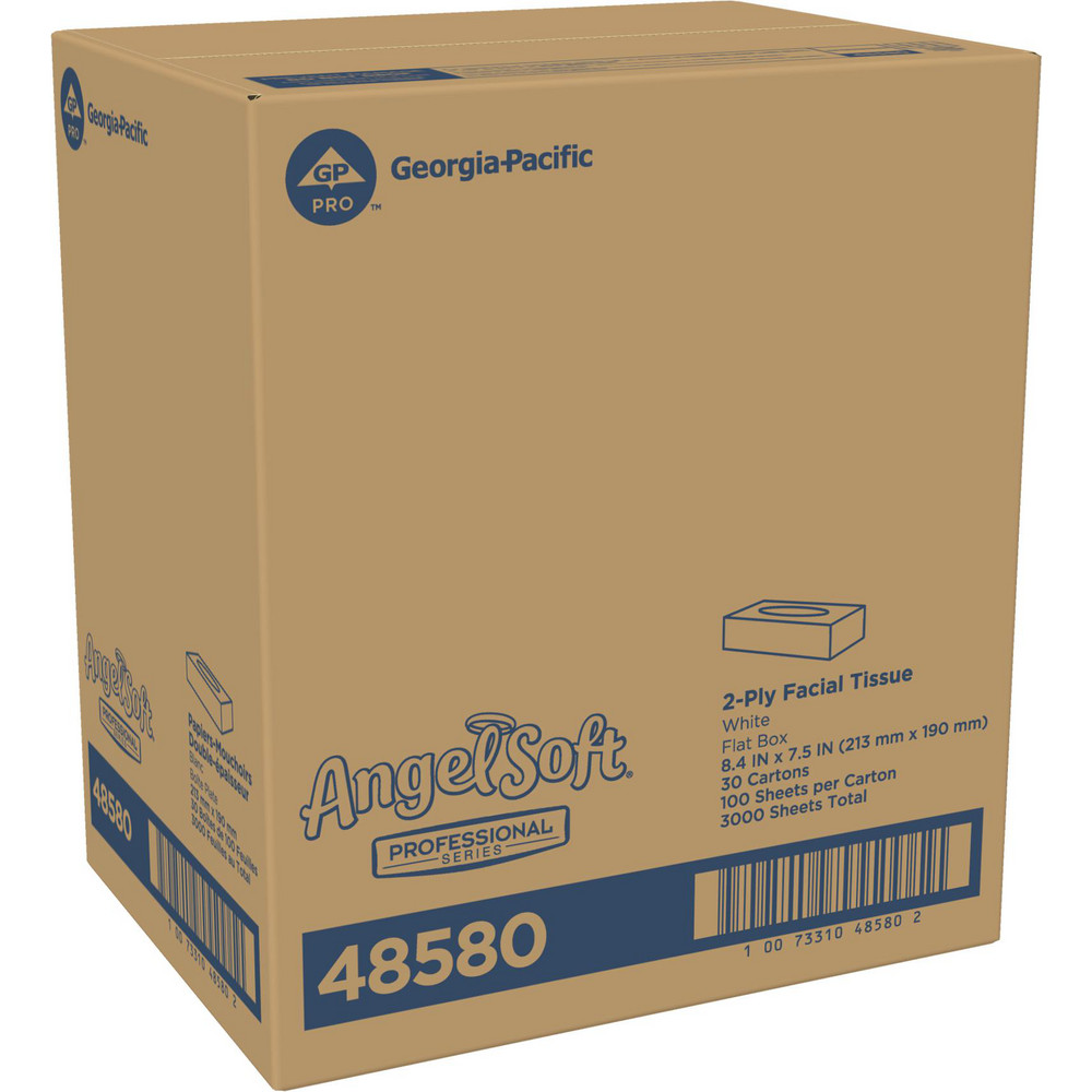 Angel Soft Professional Angel Soft Professional Series Premium 2-Ply Facial Tissue, Flat Box - 48580