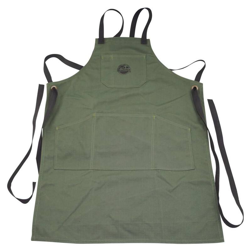 Graintex 5-Pocket Canvas Tool Work Apron in Green - CA2316