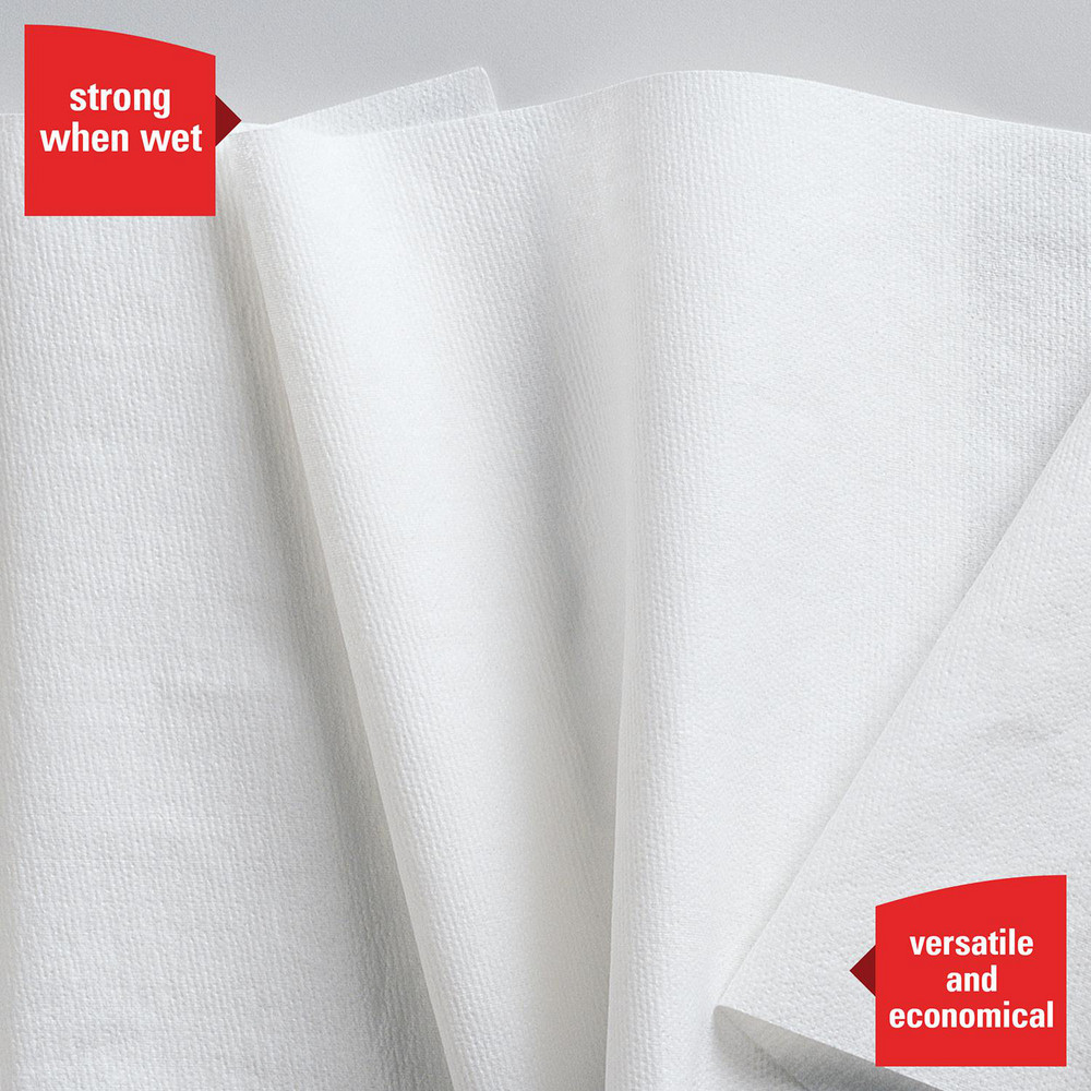 WypAll GeneralClean X50 Cleaning Cloths, Jumbo Roll, Strong for Extended Use, White - 35015