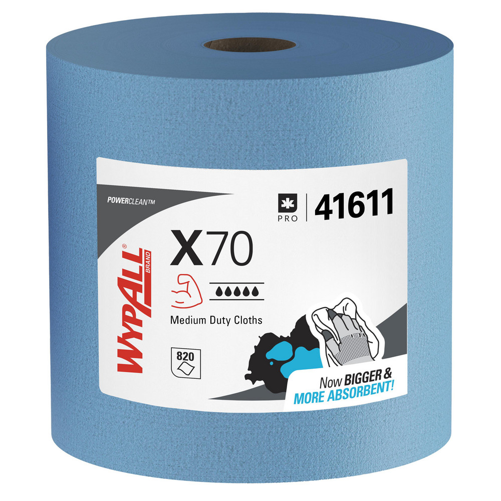 PRO-SOURCE Heavy Duty Shop Wipers: Roll, Dry, White, 475 Ct - 91140