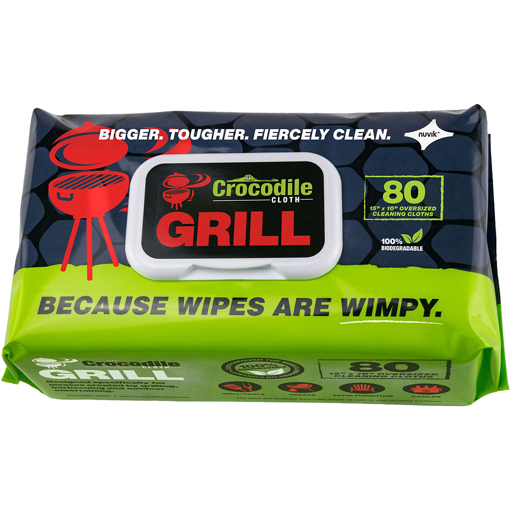 Crocodile Cloth Crocodile Cloth   Cleaning Wipes: Pre-Moistened, 80 Ct - 6600