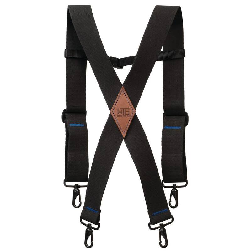 Weaver Tool Gear 2 in.Suspenders Elastic Black Tool Belt Suspernders - 85600-02-00