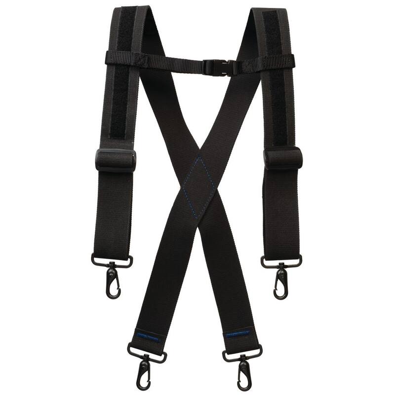 Weaver Tool Gear 2 in.Suspenders Elastic Black Tool Belt Suspernders - 85600-02-00