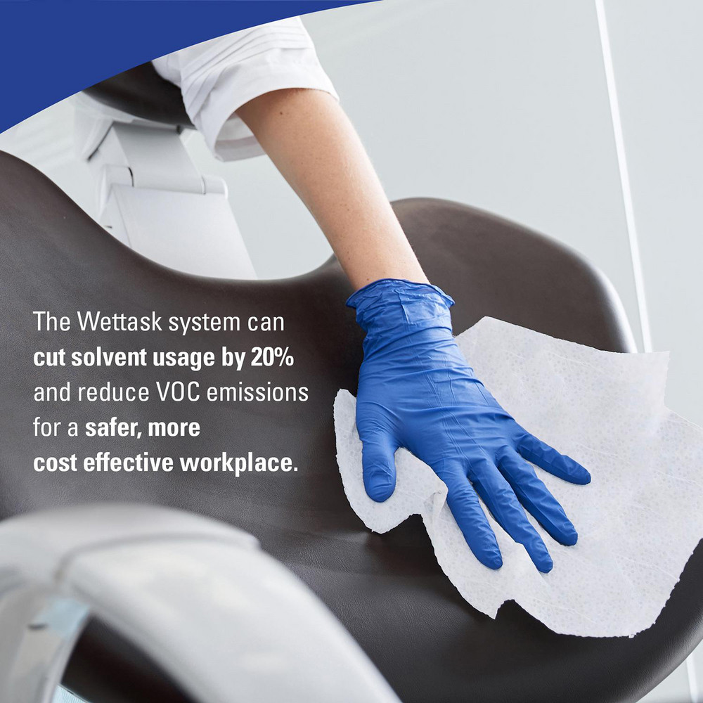 WypAll WetTask Customizable Wet Wiping System Bucket, Standard Size Buckets with Lids, White - 51677