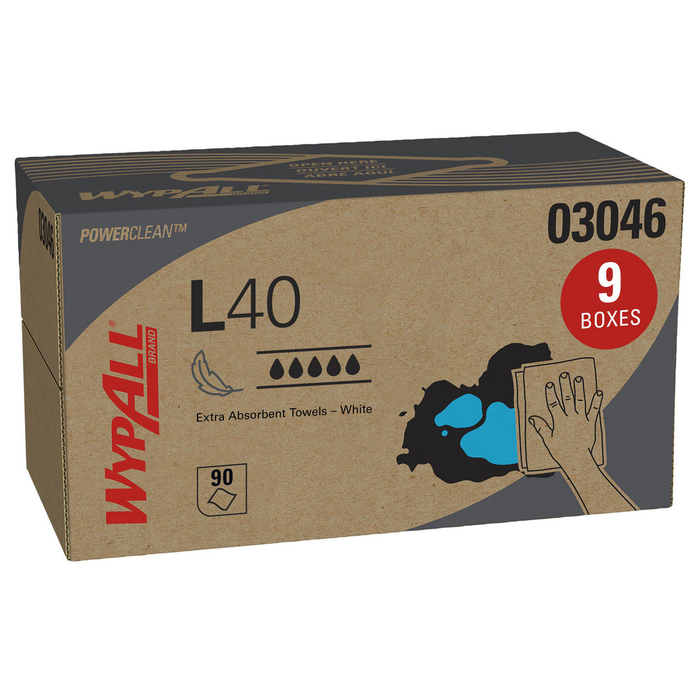 Sellars TOOLBOX Z700 Wipers: Dry, 100 Sheets/Box, Pop-Up Box, 16.5" x 8.5", White - 7020701