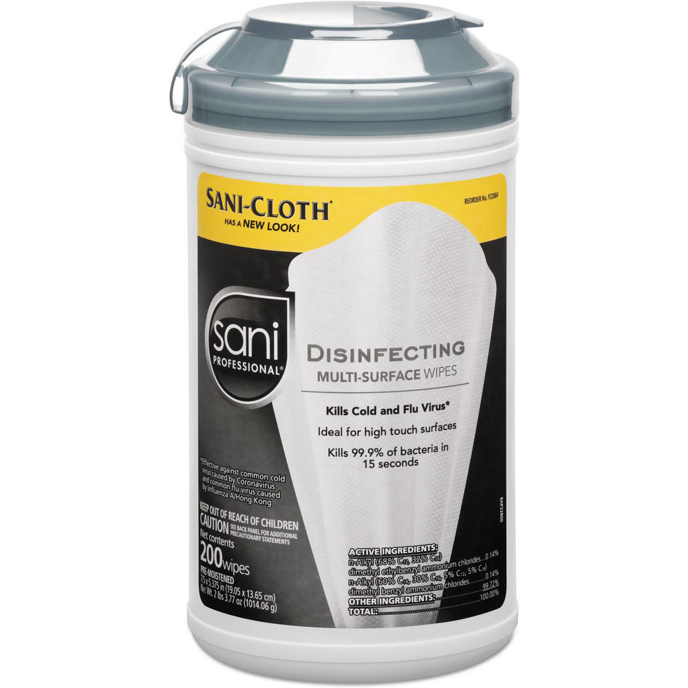 Sani Professional Sani Professional   Cleaning Wipes: Pre-Moistened, 200 Ct - NICP22884CT