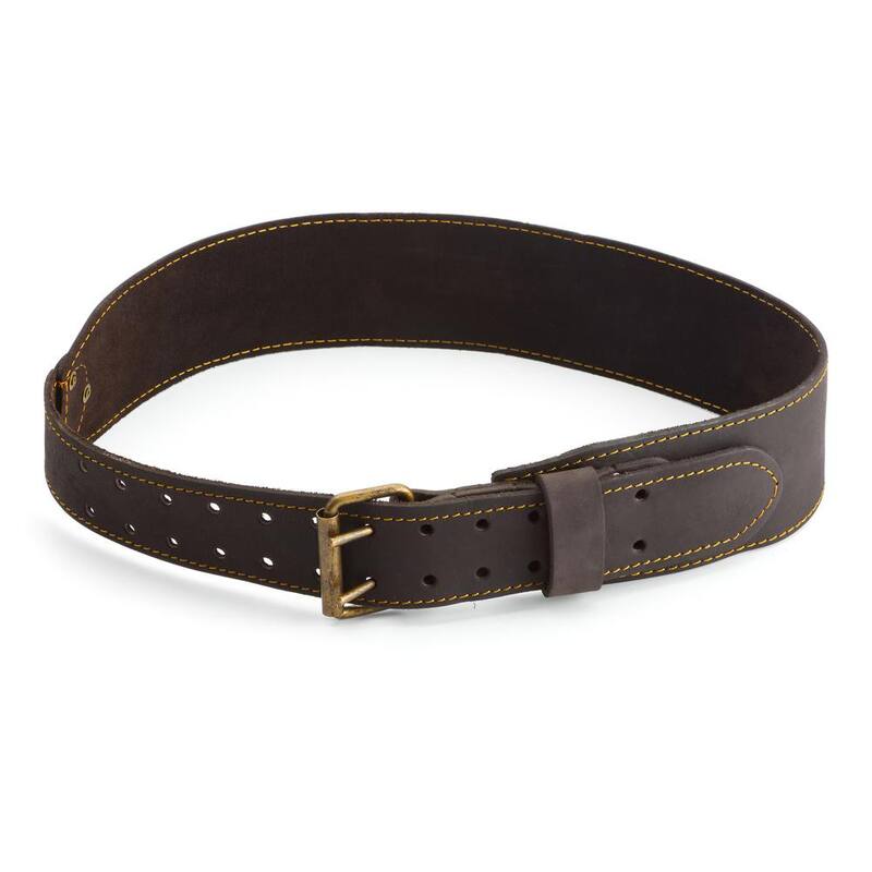 OX TOOLS Pro 2 in. Size Large Oil-Tanned Leather Tool Belt - OX-P263313