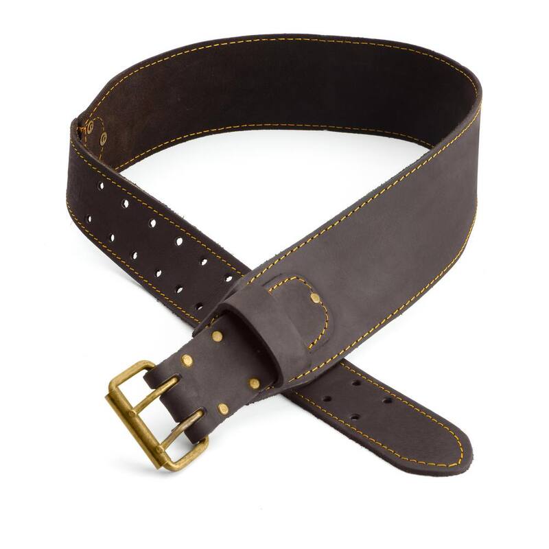 OX TOOLS Pro 2 in. Size Large Oil-Tanned Leather Tool Belt - OX-P263313