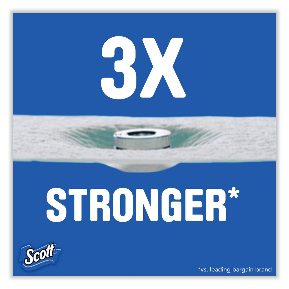 Scott ComfortPlus Toilet Paper, Mega Roll, Septic Safe, 1-Ply, White, 425 Sheets/Roll, 12 Rolls/Pack - KCM54245