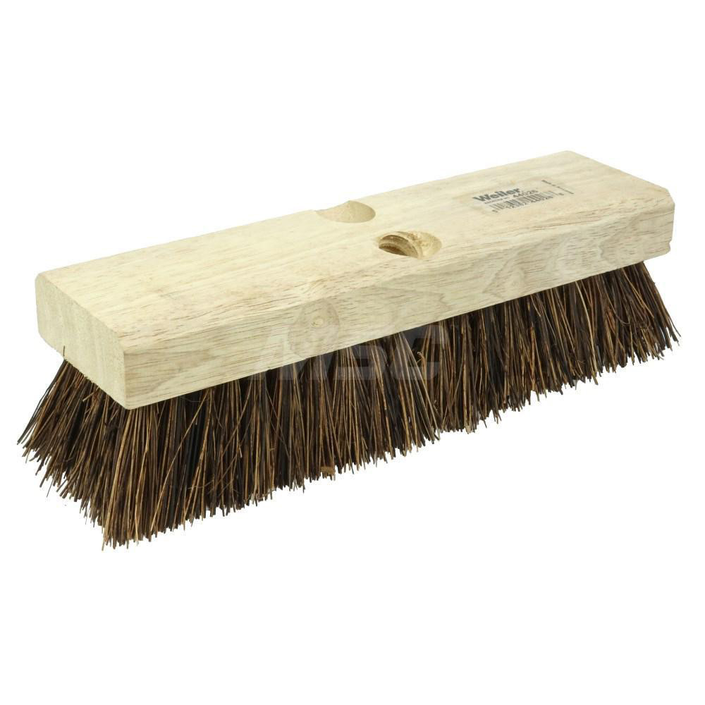 Weiler Scrub Brush: 10" Brush Length, 2-3/4" Brush Width, Palmetto Fiber Bristles - 44026