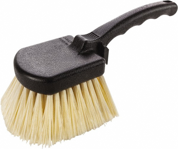 Weiler Scrub Brush: 10" Brush Length, 2-3/4" Brush Width, Palmetto Fiber Bristles - 44026