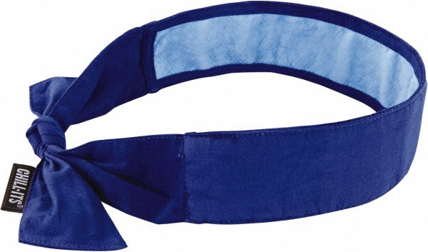 PRO-SOURCE Wet Mop Loop: Clamp Jaw, X-Small, Blue & White Mop, Synthetic - 08625485