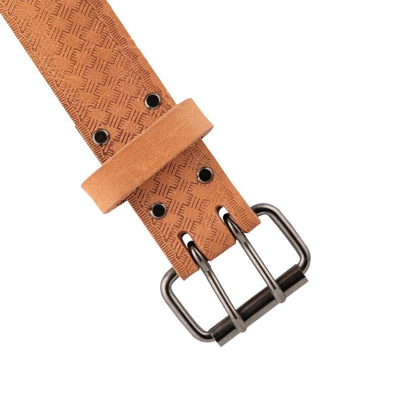 BUCKET BOSS 2 in. Classic Series Saddle Leather Extra Large Work Tool Belt (Waists 37 in. to 56 in.) - 55134