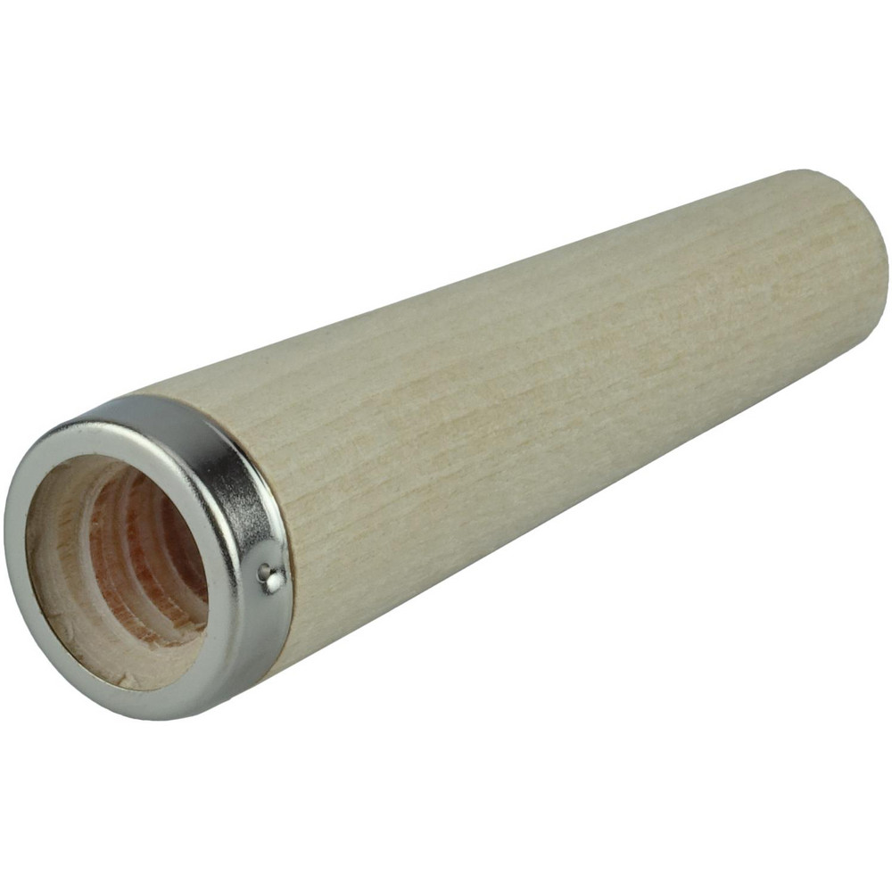 Weiler Handle & Pole Accessories: Tapered Adapter, Threaded Handle, Wood, Tan - 75505