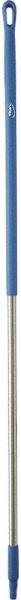 Vikan Stainless Steel Handle, 1.2", 59.4", Blue - 29393