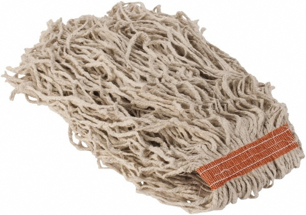 AbilityOne Wet Mop Cut: Clamp Jaw, Medium, Natural Mop, Cotton - 7920001415547