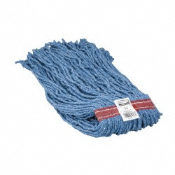 AbilityOne Wet Mop Cut: Clamp Jaw, Medium, Natural Mop, Cotton - 7920001415547