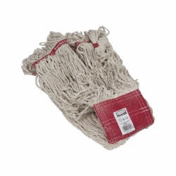 AbilityOne Wet Mop Cut: Clamp Jaw, Medium, Natural Mop, Cotton - 7920001415547