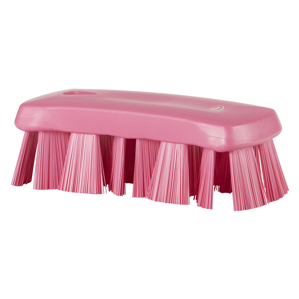 Vikan UST Hand Brush, 6.9" Stiff, Pink - 38911