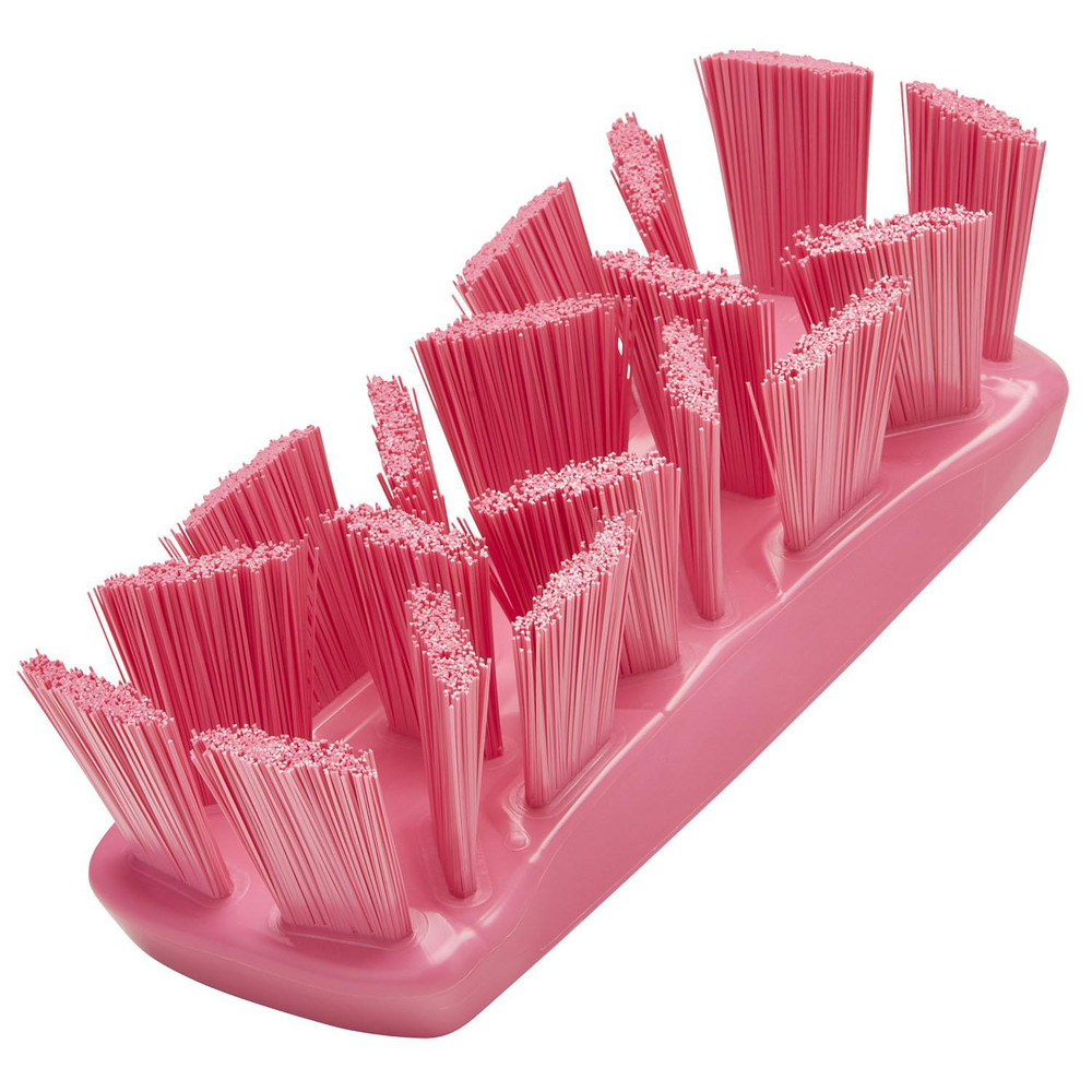 Vikan UST Hand Brush, 6.9" Stiff, Pink - 38911