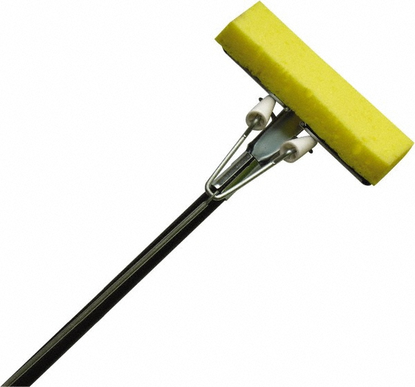 Rubbermaid 12" Cellulose Sponge Mop with Steel Handle, Yellow - FG643500BRNZ