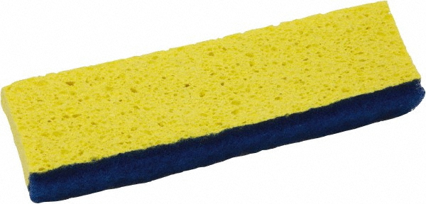 Rubbermaid 12" Cellulose Sponge Mop with Steel Handle, Yellow - FG643500BRNZ