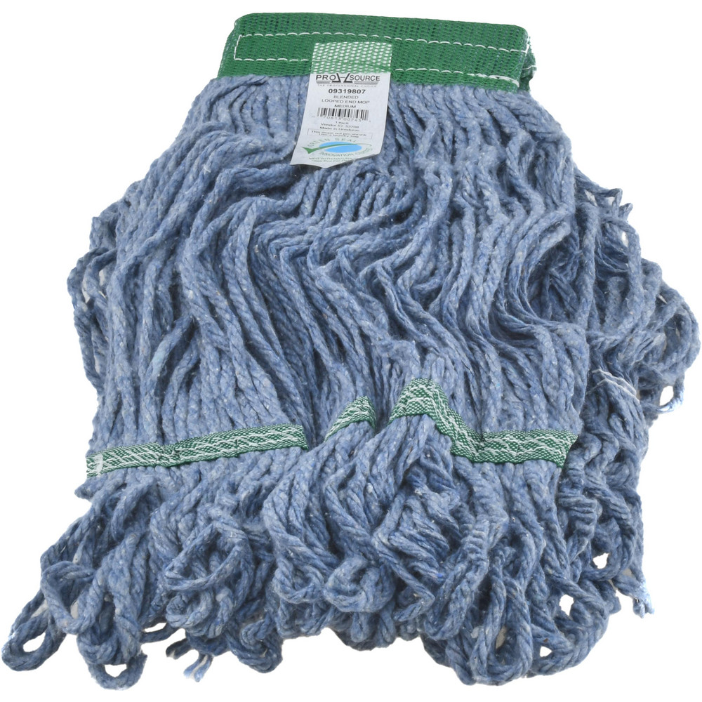 Rubbermaid Wet Mop Loop: Medium, Green Mop, Blended Fiber - FGC15206GR00