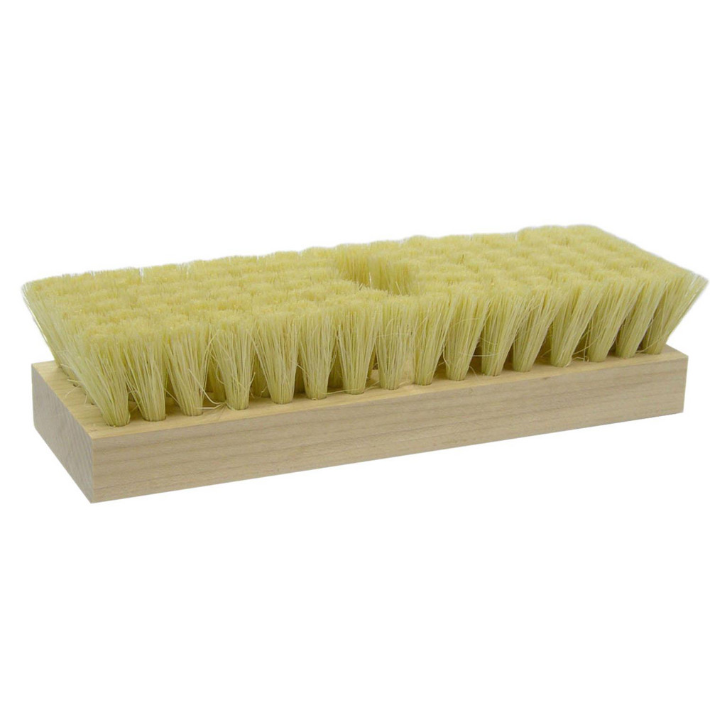 Weiler Scrub & Scouring Brushes: Brush Type: Scrub Brush; Bristle Material: Tampico; Block Material: Wood; Brush Length: 8-1/4 in - 73111