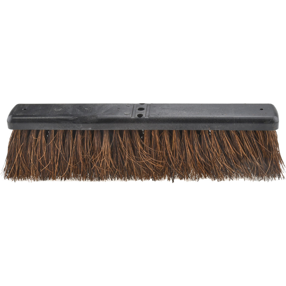 Weiler Push Broom: 24" Wide, Garage Broom, Palmyra Bristles - 44584
