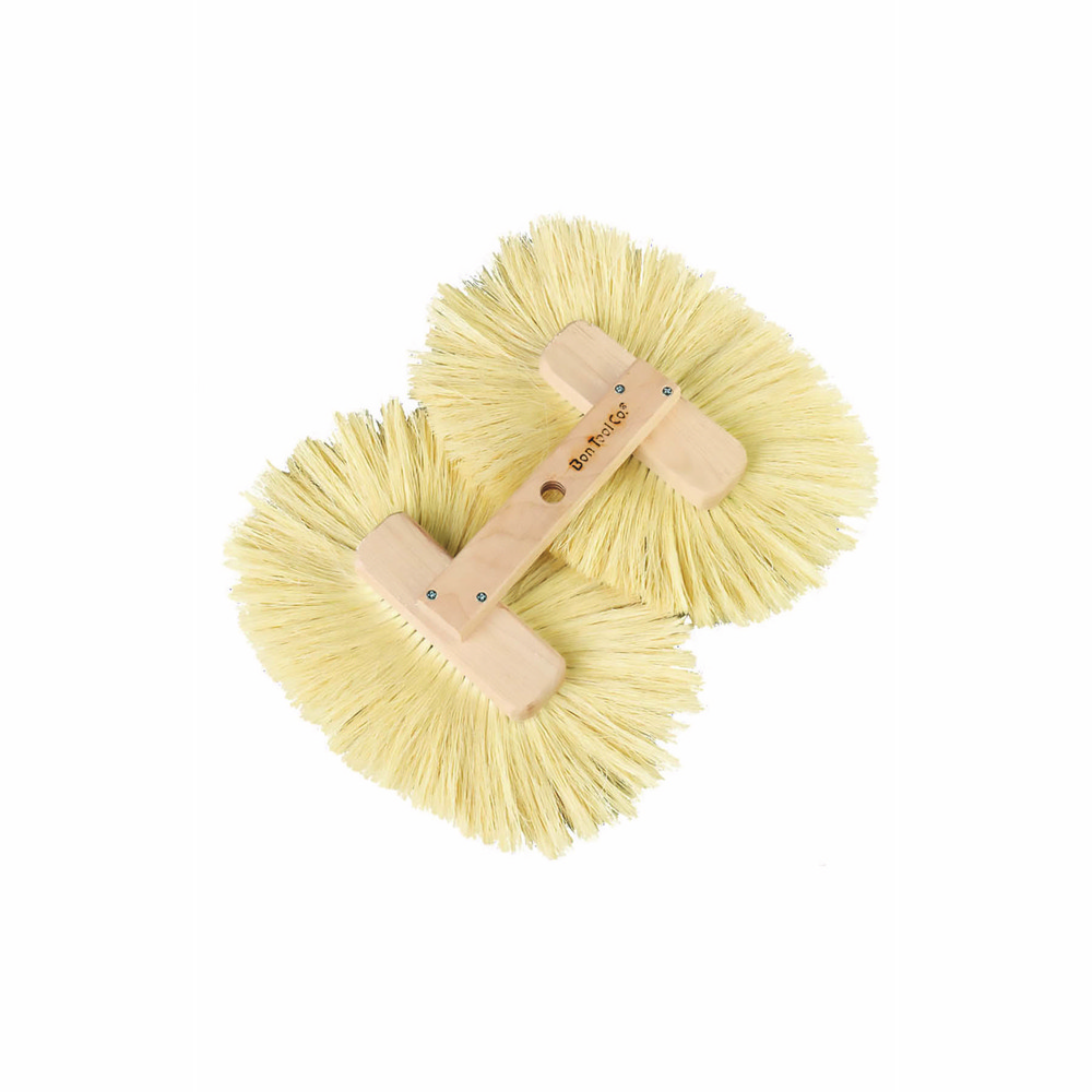 Bon Tool Push Broom: 13.5" Wide, Tampico Bristle - 15-256