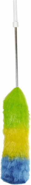 Rubbermaid HYGEN Flexible Dusting Wand with Microfiber Duster Cover/Sleeve, 29 inch, Green - FGQ85000BK00