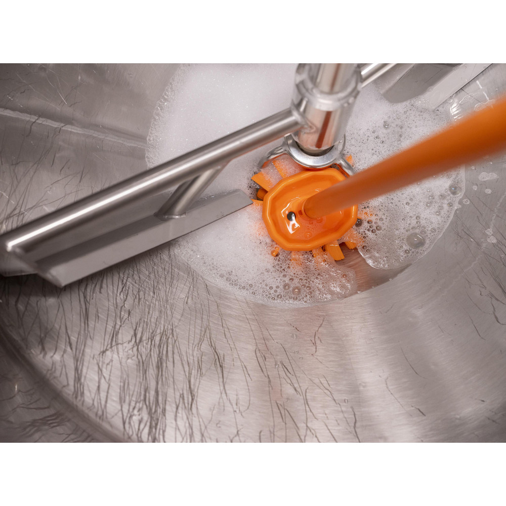 Vikan Scrub & Scouring Brushes: Brush Type: Scrub Brush; Bristle Material: Polyester; Block Material: Polypropylene; Brush Length: 7.5 in - 70307