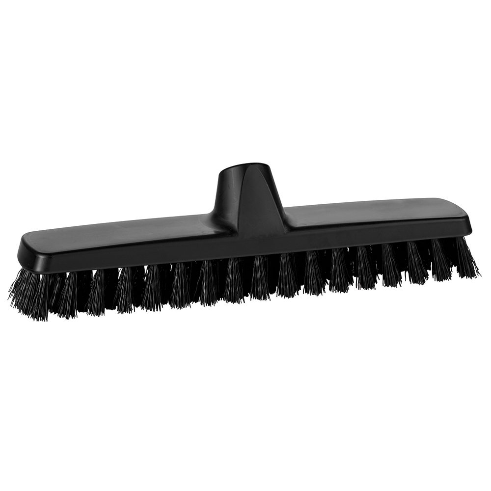 Vikan ColorCore Washing Brush with Short Handle, 11.8" Stiff, Green - 410712