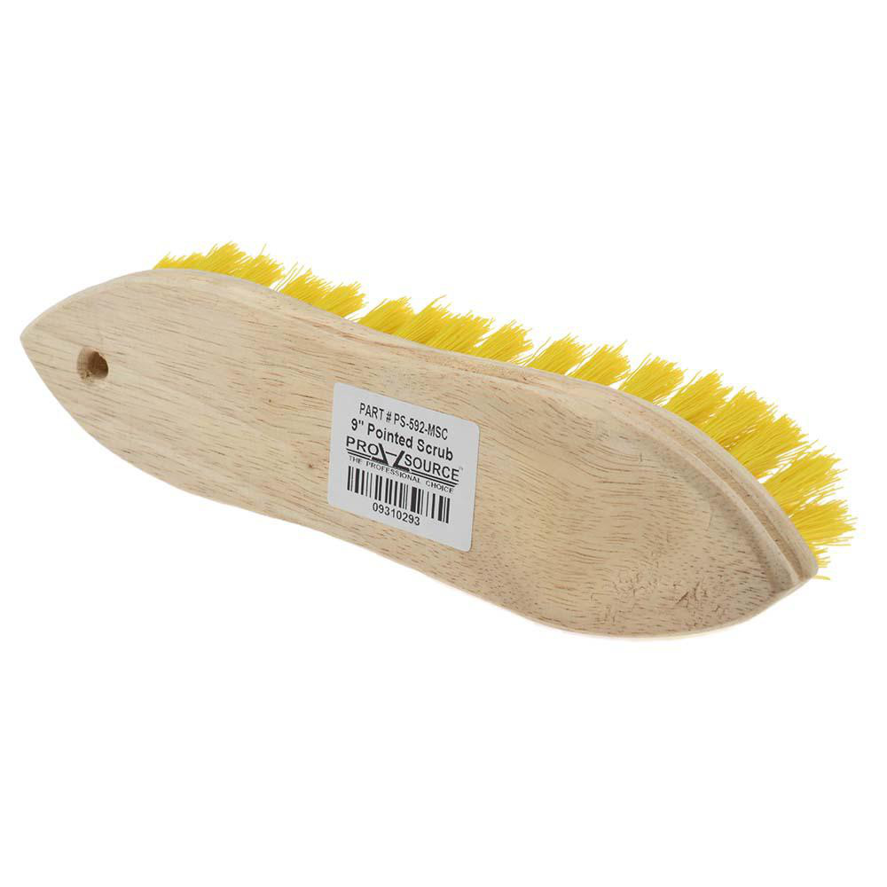 Weiler Scrub & Scouring Brushes: Brush Type: Deck Scrub Brush; Bristle Material: Palmyra; Block Material: Wood; Brush Length: 9 in - 44428