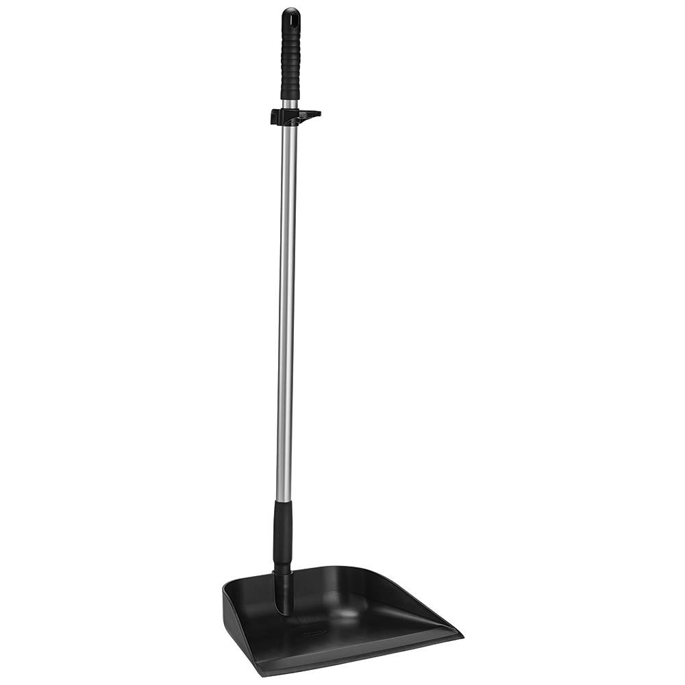Vikan Lobby Dustpan w/Broom, 14.6", Purple - 62508