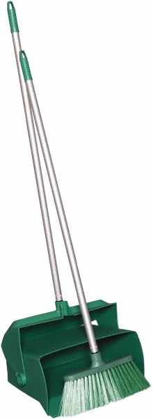 Vikan Lobby Dustpan w/Broom, 14.6", Purple - 62508
