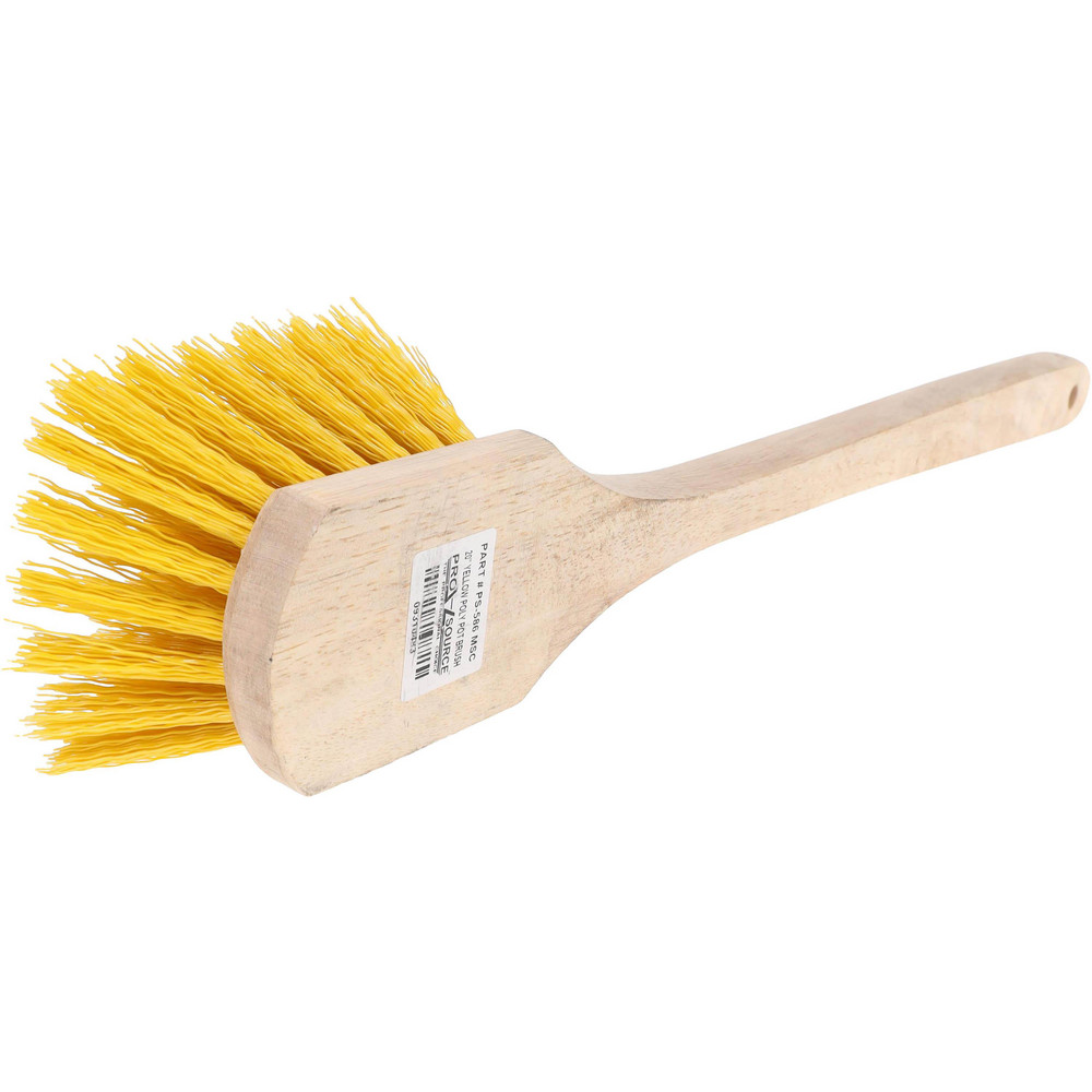 Weiler Scrub & Scouring Brushes: Brush Type: Scrub Brush; Bristle Material: Palmyra; Block Material: Wood; Brush Length: 8 in - 72086