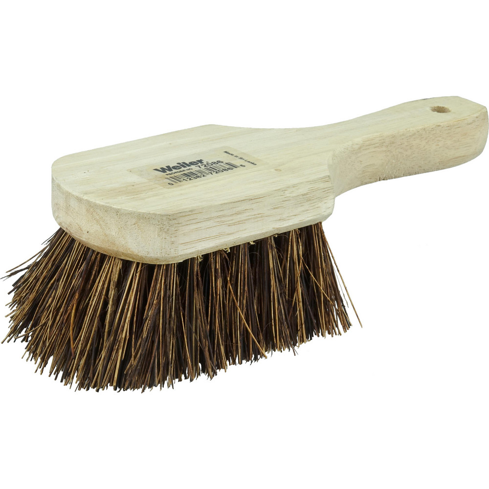 Weiler Scrub & Scouring Brushes: Brush Type: Scrub Brush; Bristle Material: Palmyra; Block Material: Wood; Brush Length: 8 in - 72086