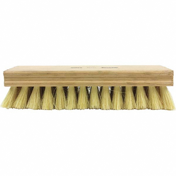 Weiler Scrub & Scouring Brushes: Brush Type: Scrub Brush; Bristle Material: Palmyra; Block Material: Wood; Brush Length: 8 in - 72086
