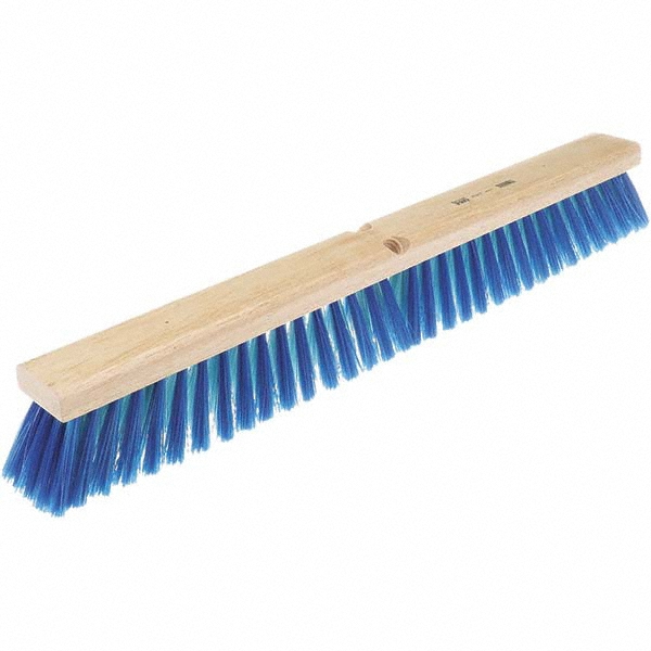 Osborn Push Broom: 24.0000" Wide, Medium-Duty, Polypropylene Bristles - 0008121700