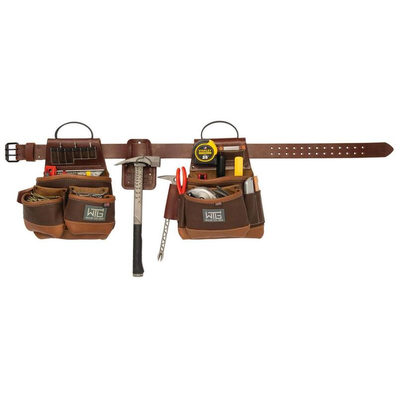 Weaver Tool Gear Framer Pro Brown Leather Waist Tool Belt - 85250-65-01