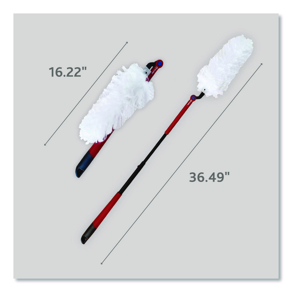 O-Cedar Dust Mop Heads & Pads: Dust Mop Type: Duster Kit; Connection Type: Slip-On; Head Material: Synthetic; Head Style: Swivel - FHD172148CT