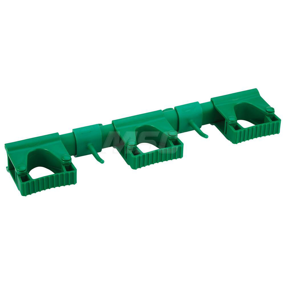 Vikan Hygienic Hi-Flex Wall Bracket System, 16.5", Black - 10119