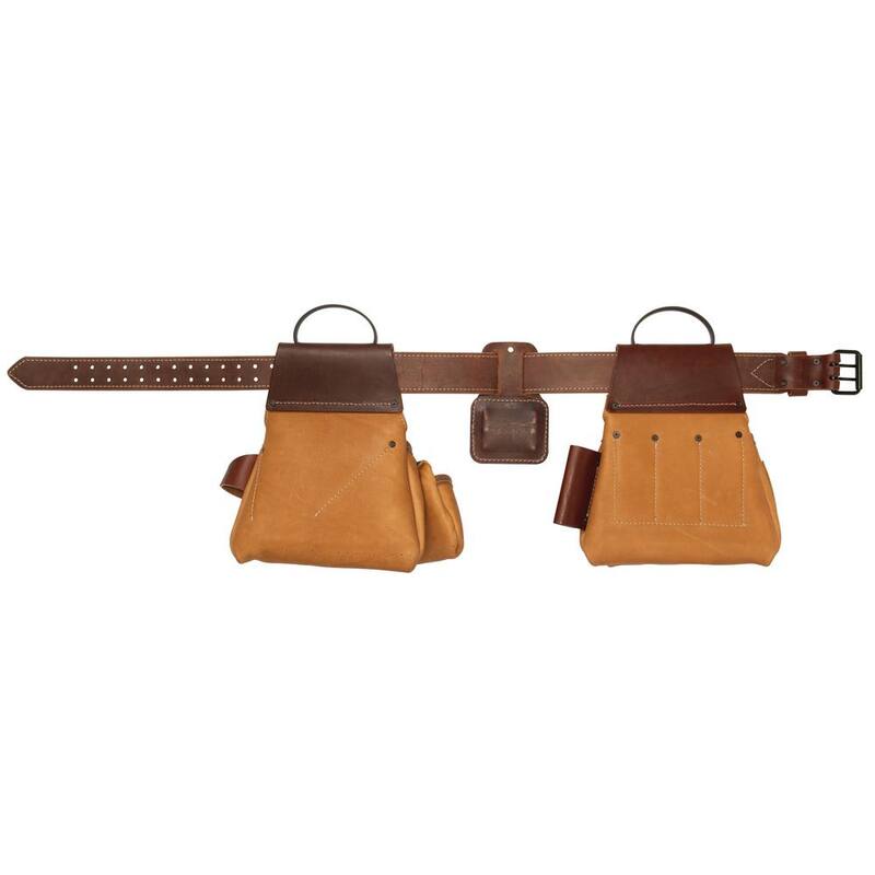 Weaver Tool Gear Left-handed Super Framer Leather Brown Tool Belt - 85210-55-01