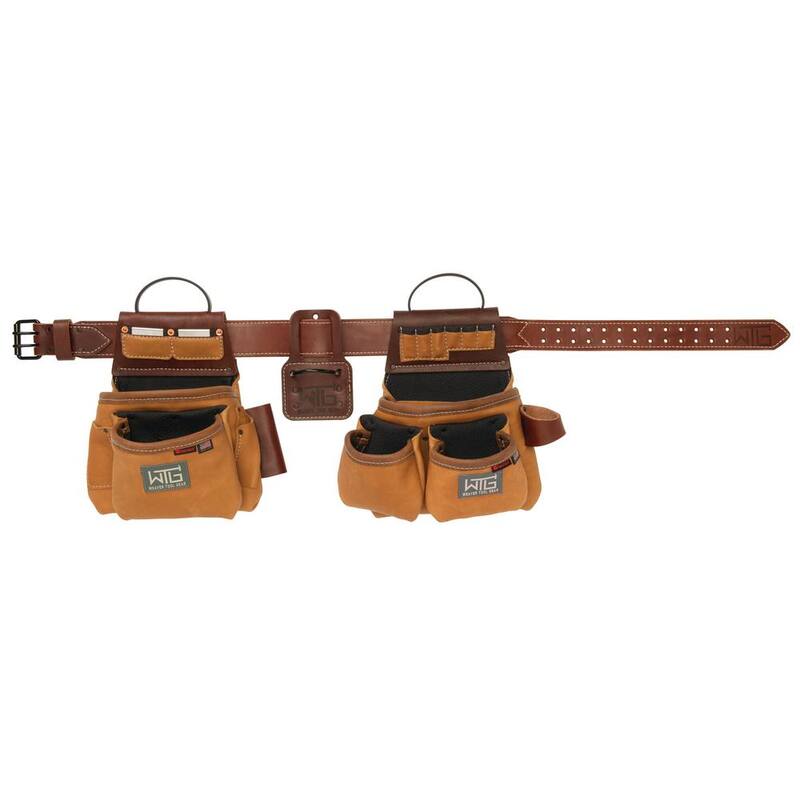 Weaver Tool Gear Left-handed Super Framer Leather Brown Tool Belt - 85210-55-01