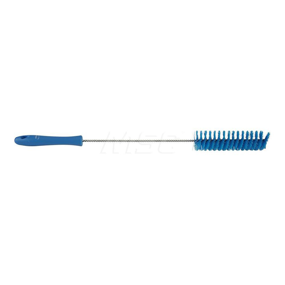 Vikan Tube Brush, 1.6", 19.7", Stiff, Blue - 53783