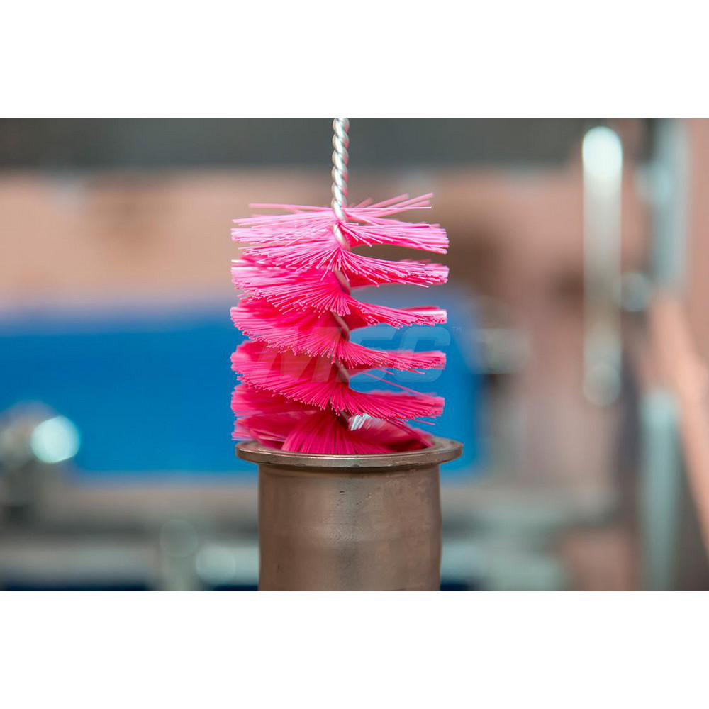 Vikan Tube Brush, 1.6", 19.7", Stiff, Blue - 53783